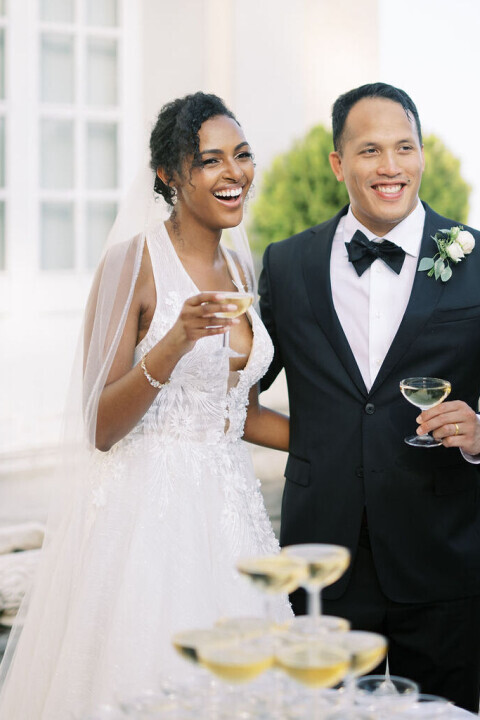 The Making of a French Château Wedding for Sorhaya and Duc