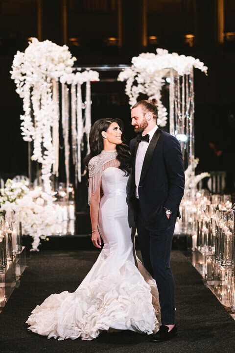 All of Jahnna and Trevor's Glam Wedding Details