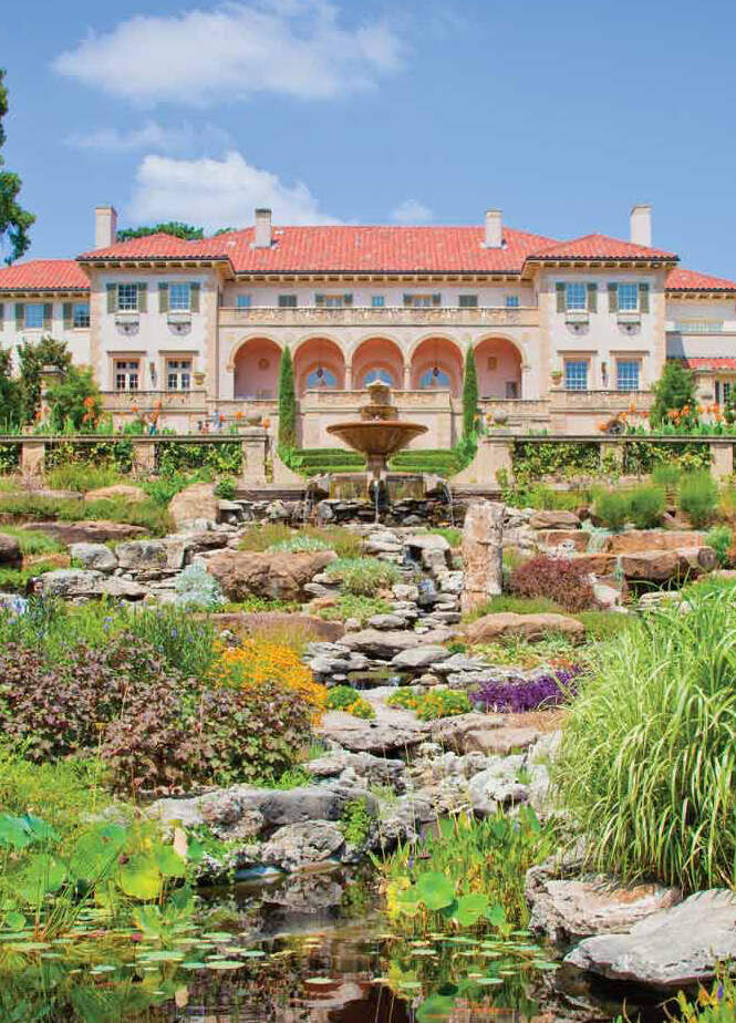 City Weddings: A garden wedding venue at the Philbrook Museum of Art in Tulsa.