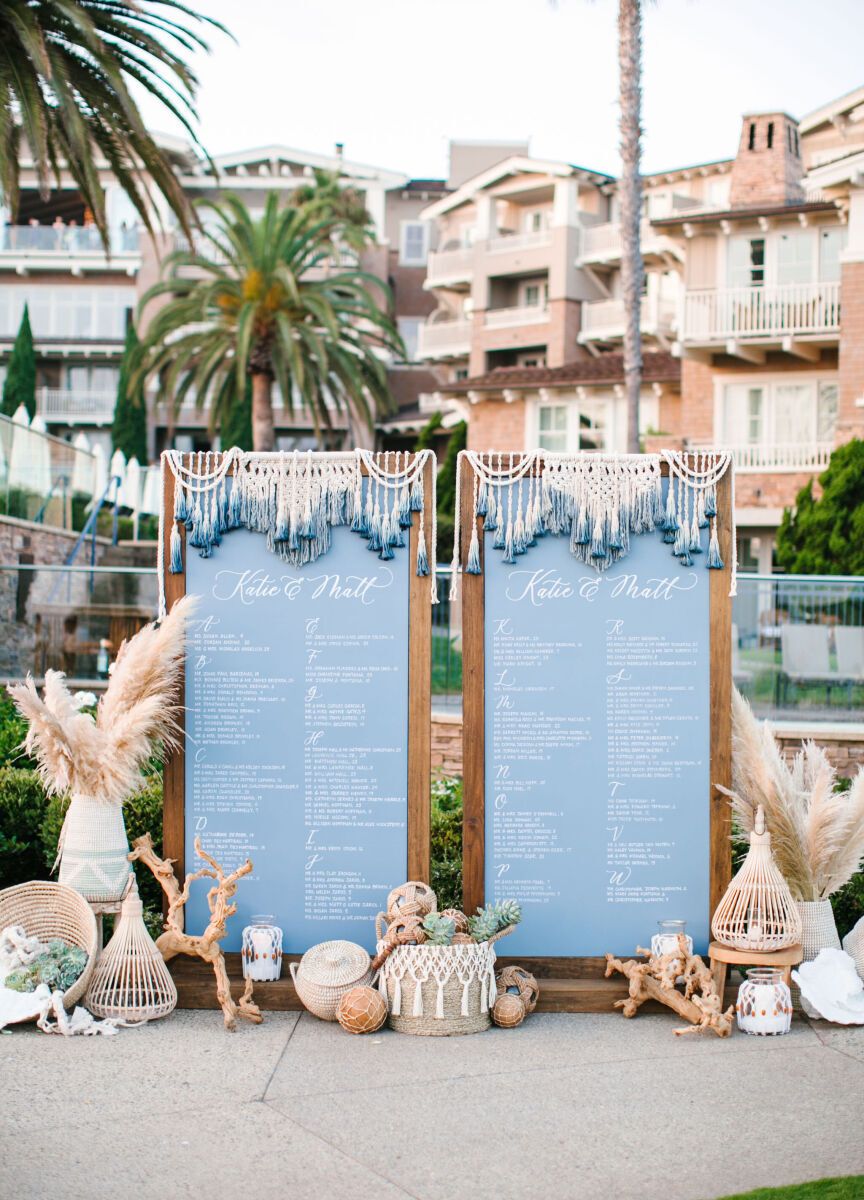 Escort card ideas: See more from wedding vendor Heidi Davidson Design