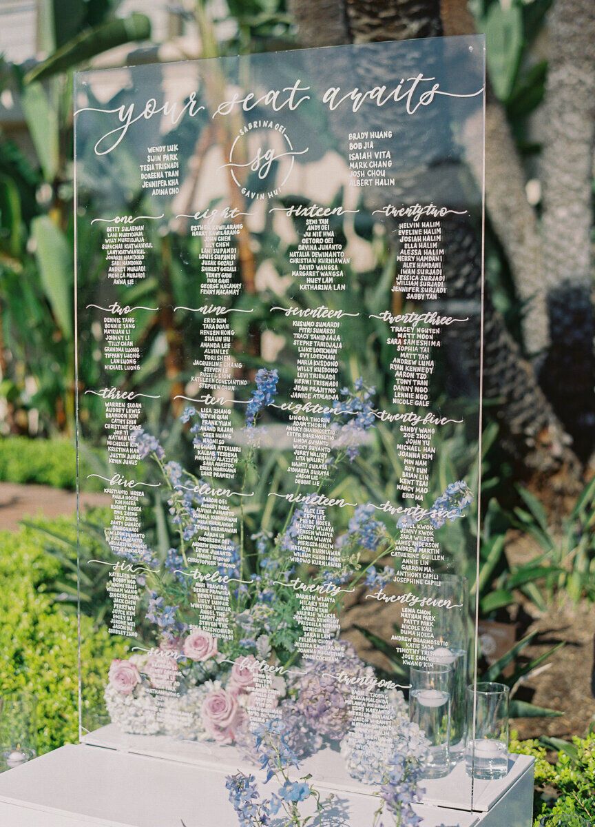 Escort card ideas: See more from wedding vendor Sunny California Weddings