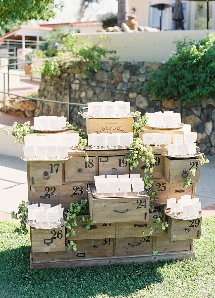 Escort card ideas: See more from wedding vendor By Priscilla Lee