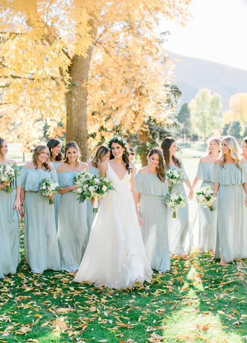 See more fall weather weddings at The Broadmoor