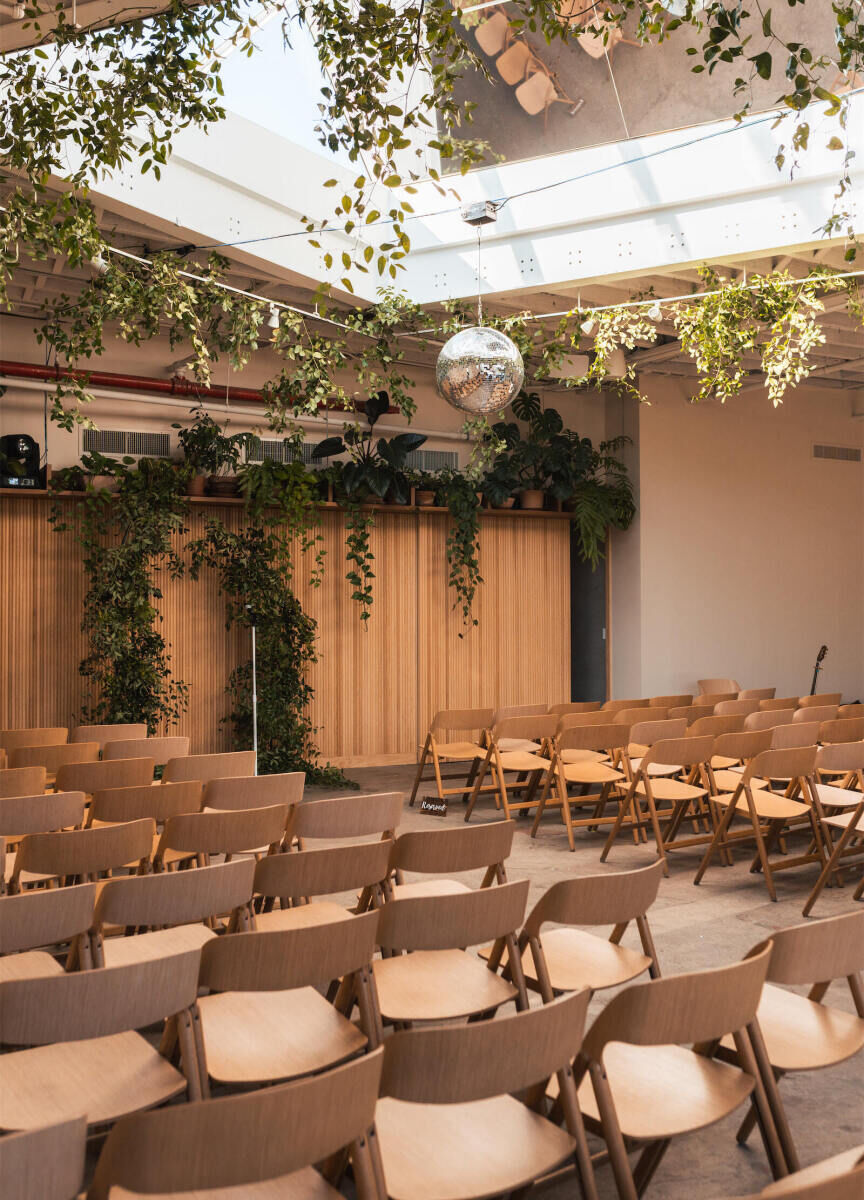 Best Places for a Minimalist Wedding: A ceremony setup at Rule of Thirds