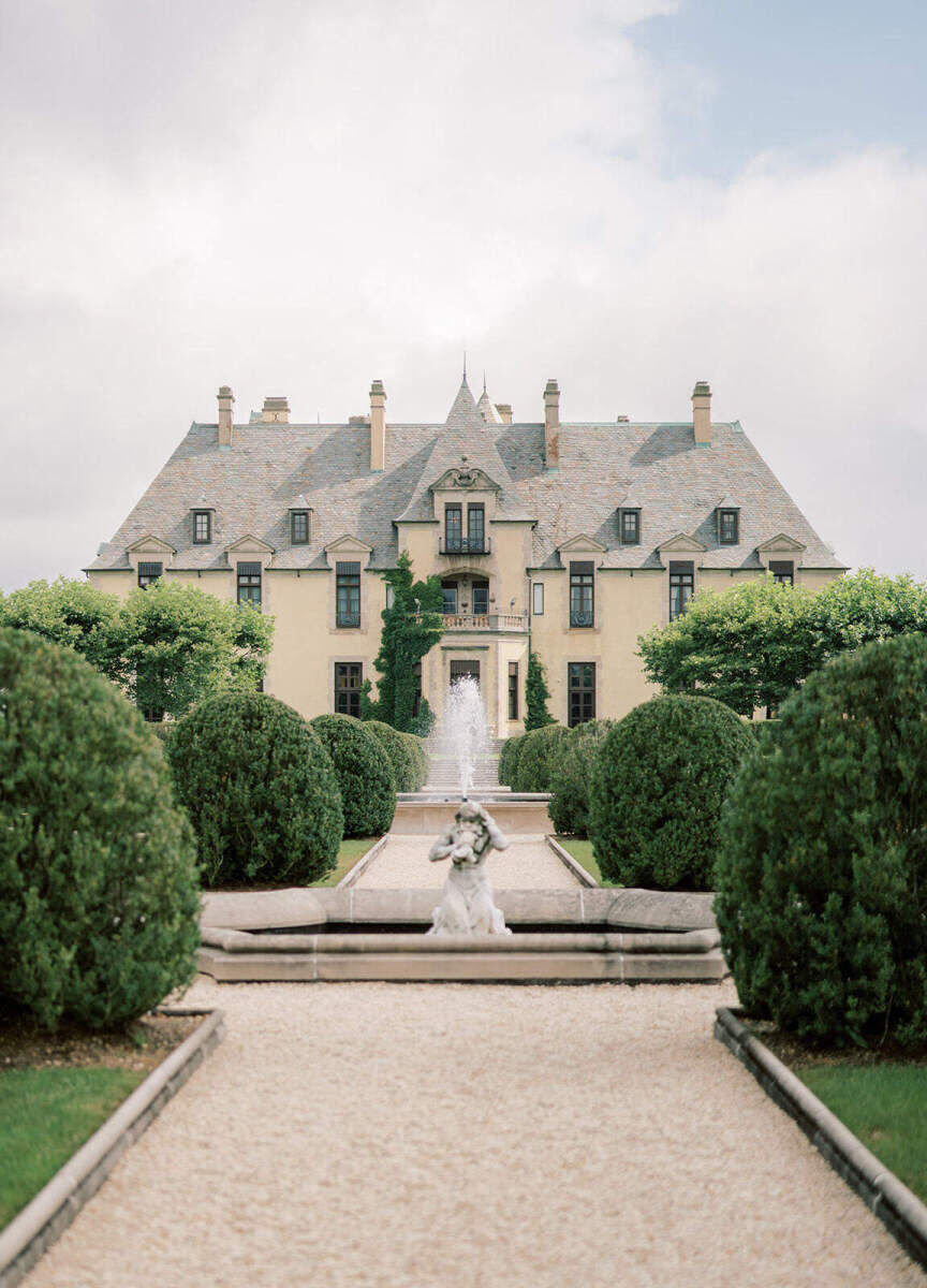 Romantic Wedding Venues: Oheka Castle in Huntington, New York.