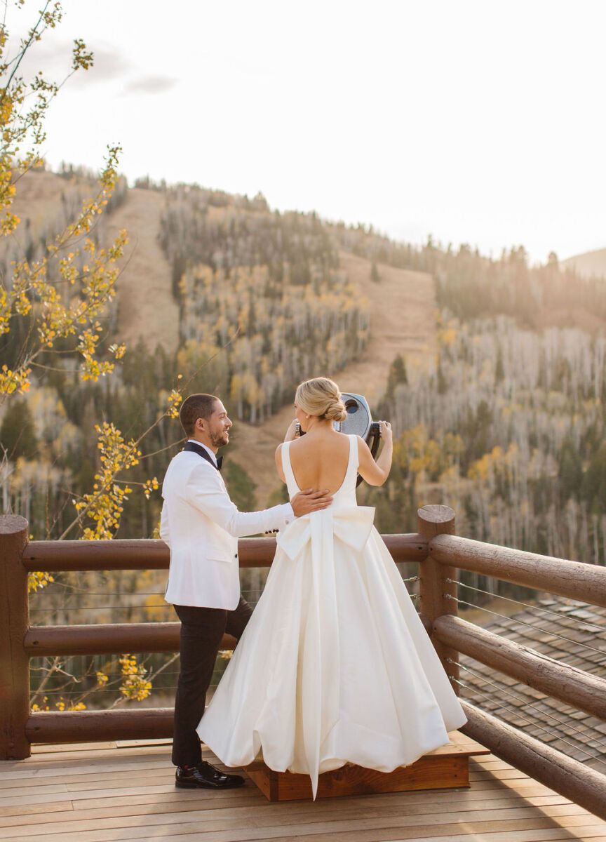 Wedding venue ideas: See more of Megan & Alex's mountain wedding venue, Stein Eriksen Lodge Deer Valley