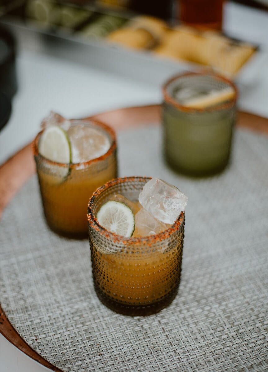 Margaritas were a must at this Cabo wedding weekend.