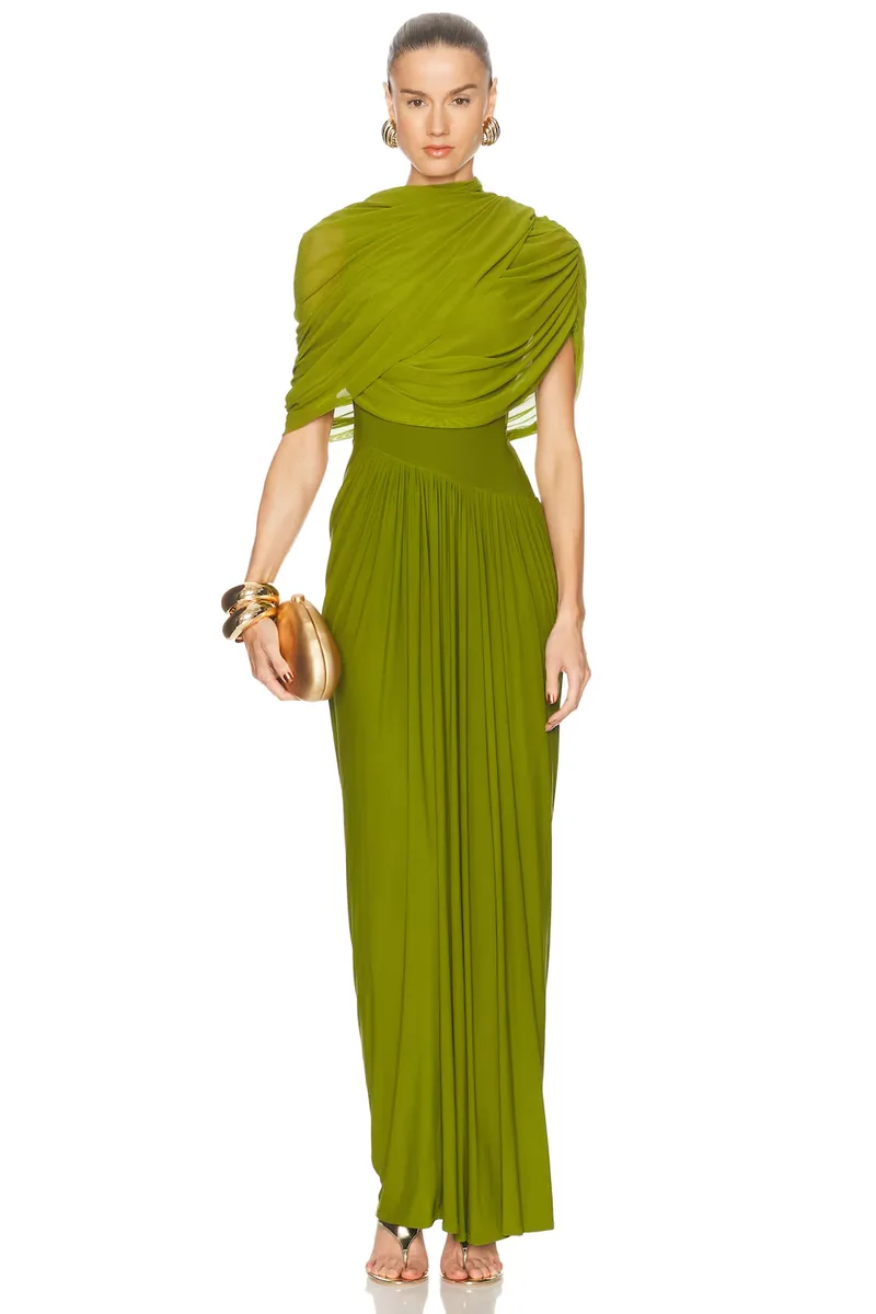 Deme by Gabriella Jasmine dress in lime green