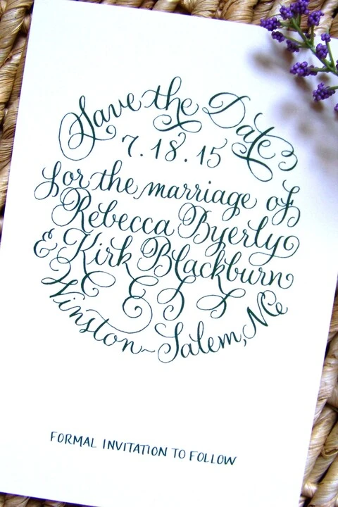 Calligraphy by Carole