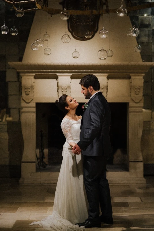 An Indoor Wedding for Alessandra and Alessandro