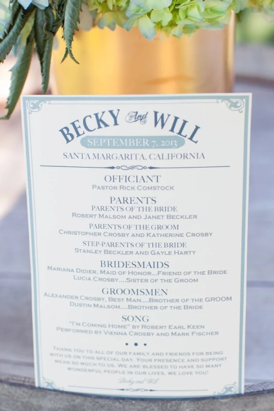 A Wedding for Becky and Will