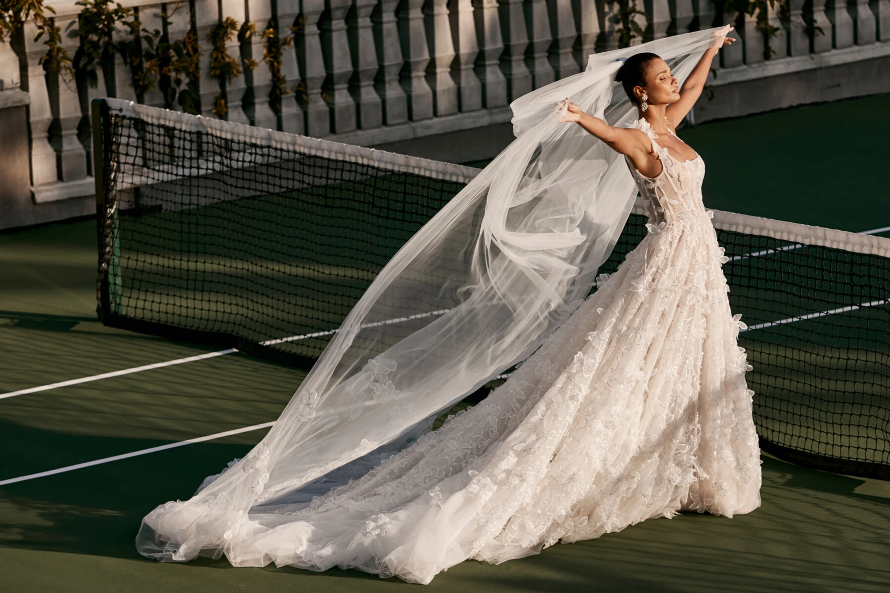 2023 Wedding dress trends: three-dimensional florals by Galia Lahav Haute Couture