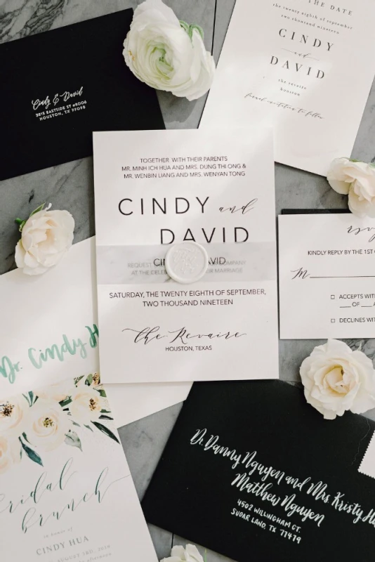 A Glam Wedding for Cindy and David