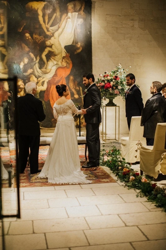 An Indoor Wedding for Alessandra and Alessandro