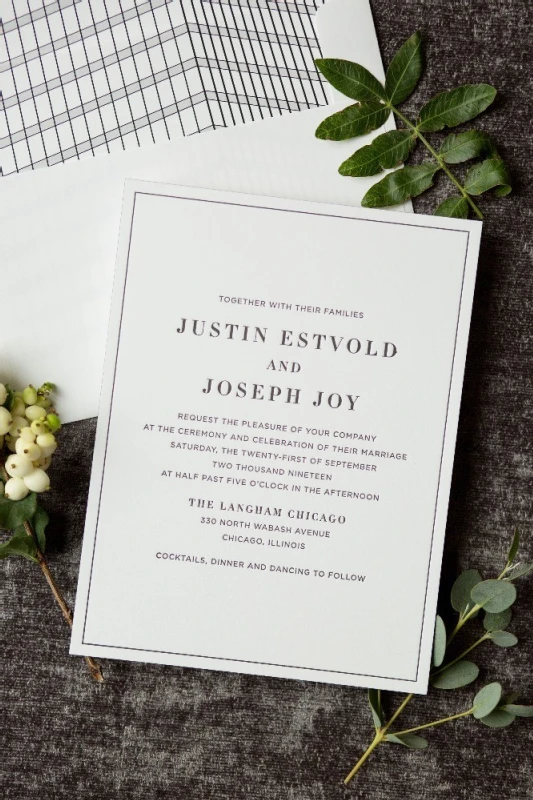 A Modern Wedding for Justin and Joe