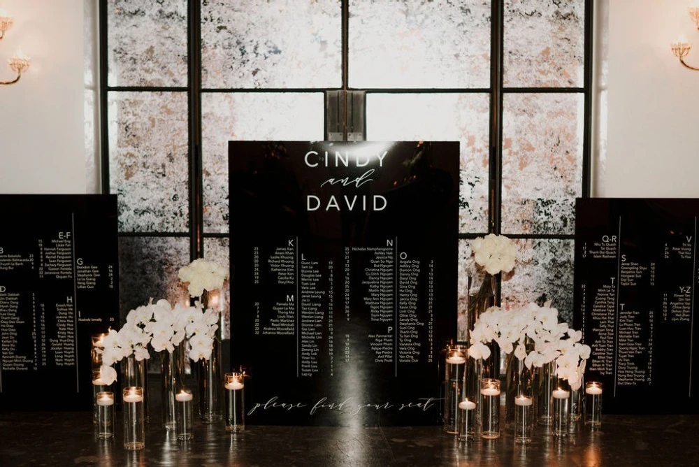 A Glam Wedding for Cindy and David