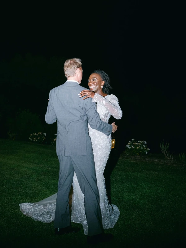 A Garden Wedding for Agatha and Peter