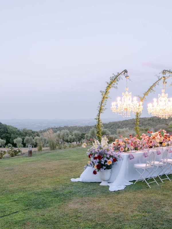 A Garden Wedding for Agatha and Peter