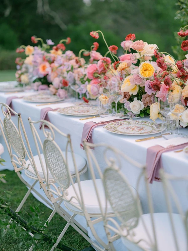 A Garden Wedding for Agatha and Peter
