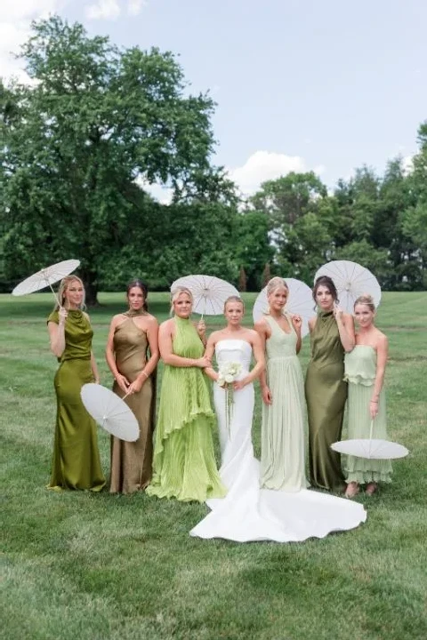 A Chartreuse Wedding for Alex and Jake