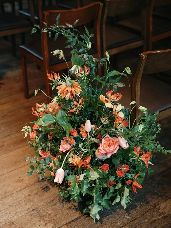 An Indoor Wedding for Alex and Toby