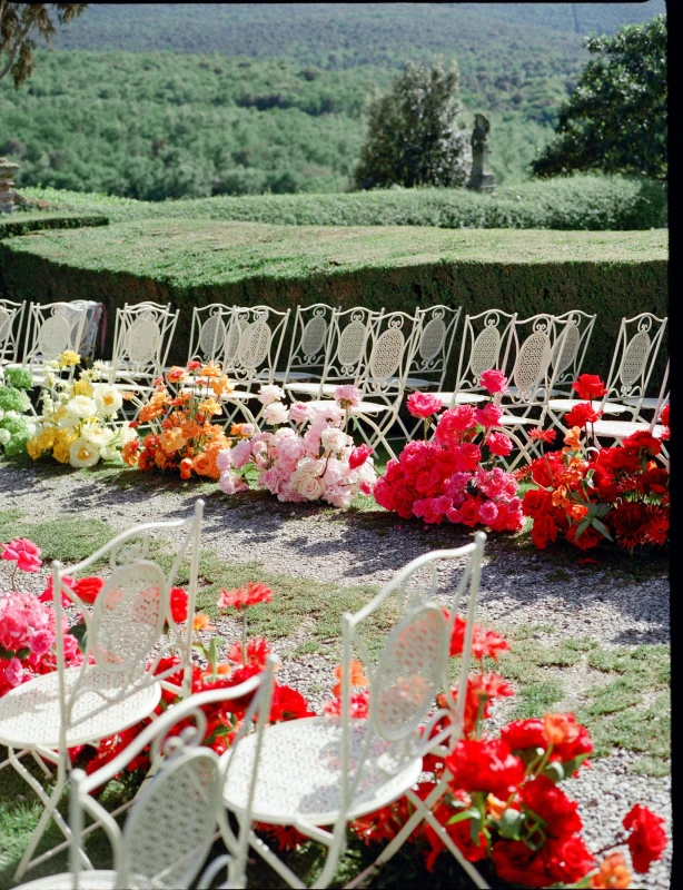 A Rainbow Wedding for Alexandra and Dominic