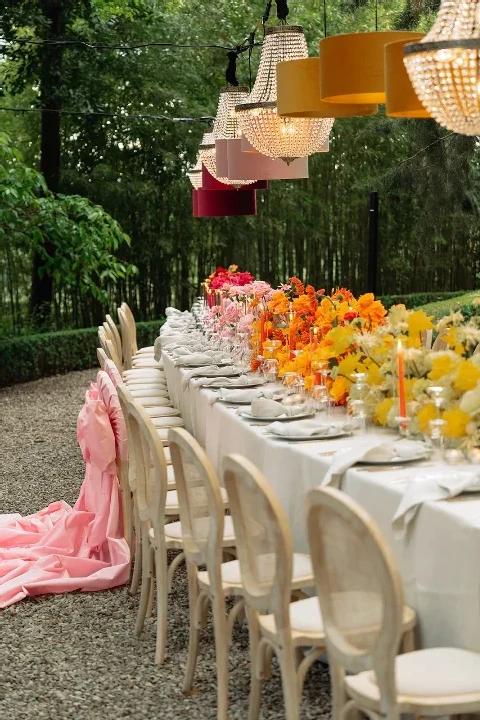 A Rainbow Wedding for Alexandra and Dominic