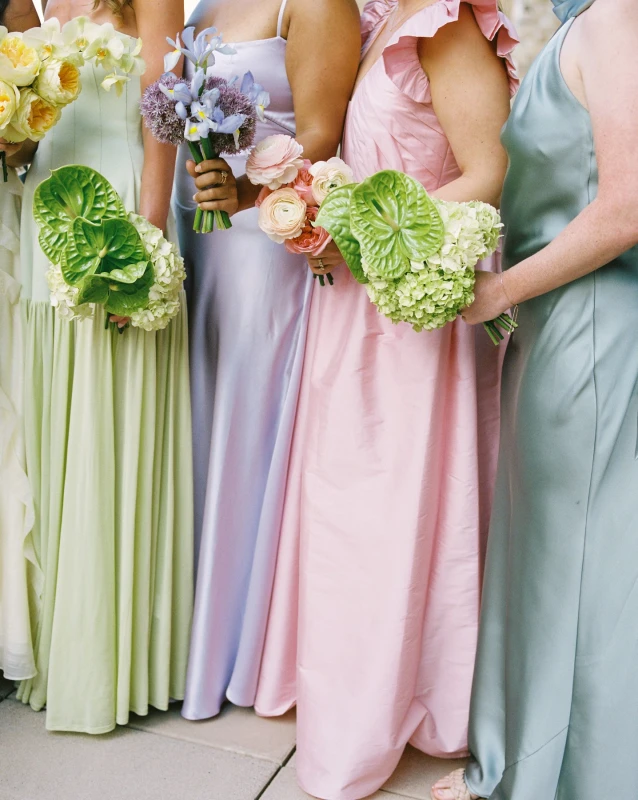 An Heirloom Mountain Wedding Abloom with Pastel Wildflowers