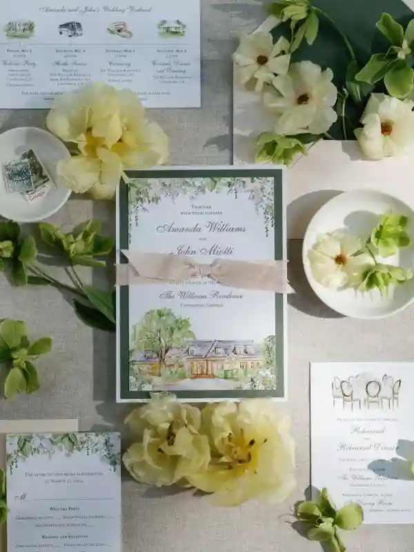 A Garden Wedding for Amanda and John