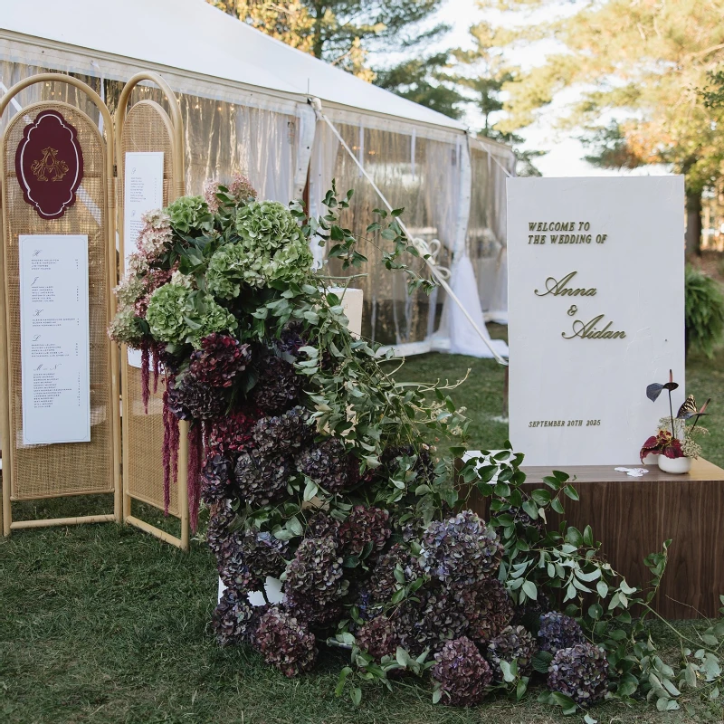 A Lush Wedding for Anna and Aidan