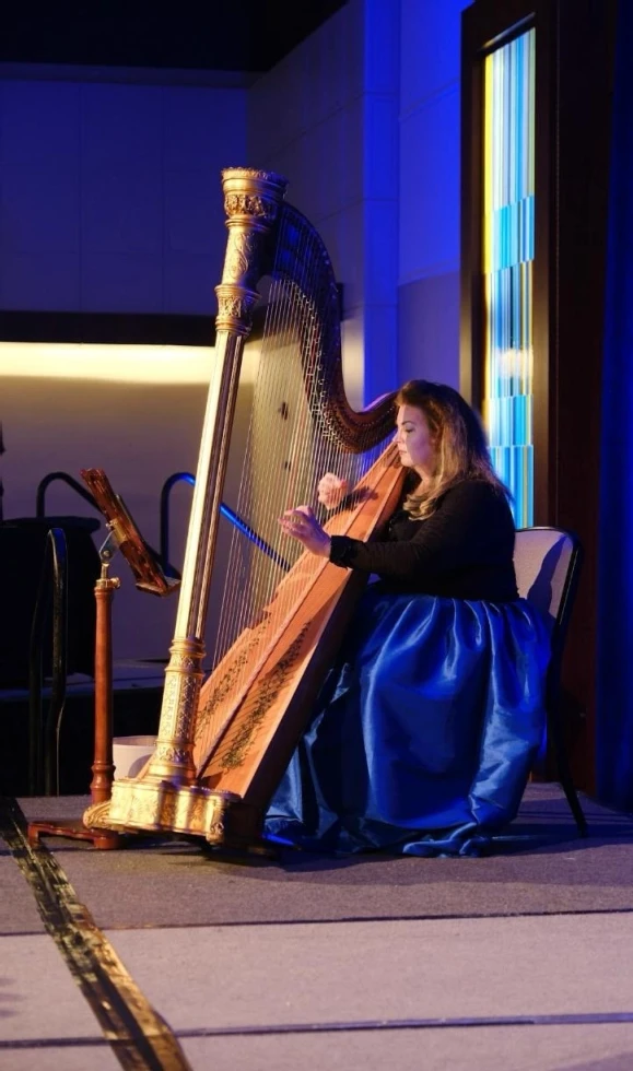 Atlanta Harpist Paula Fagerberg