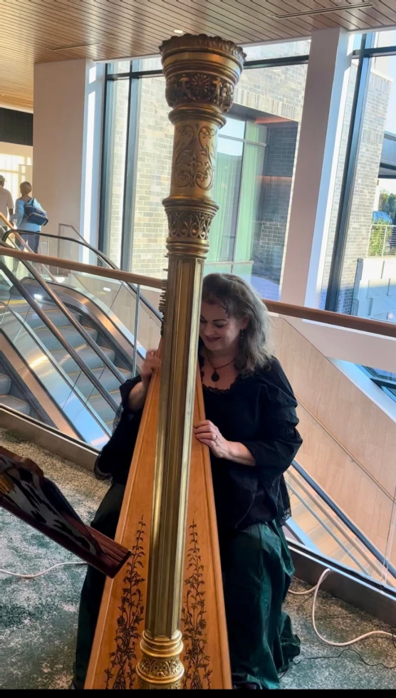 Atlanta Harpist Paula Fagerberg