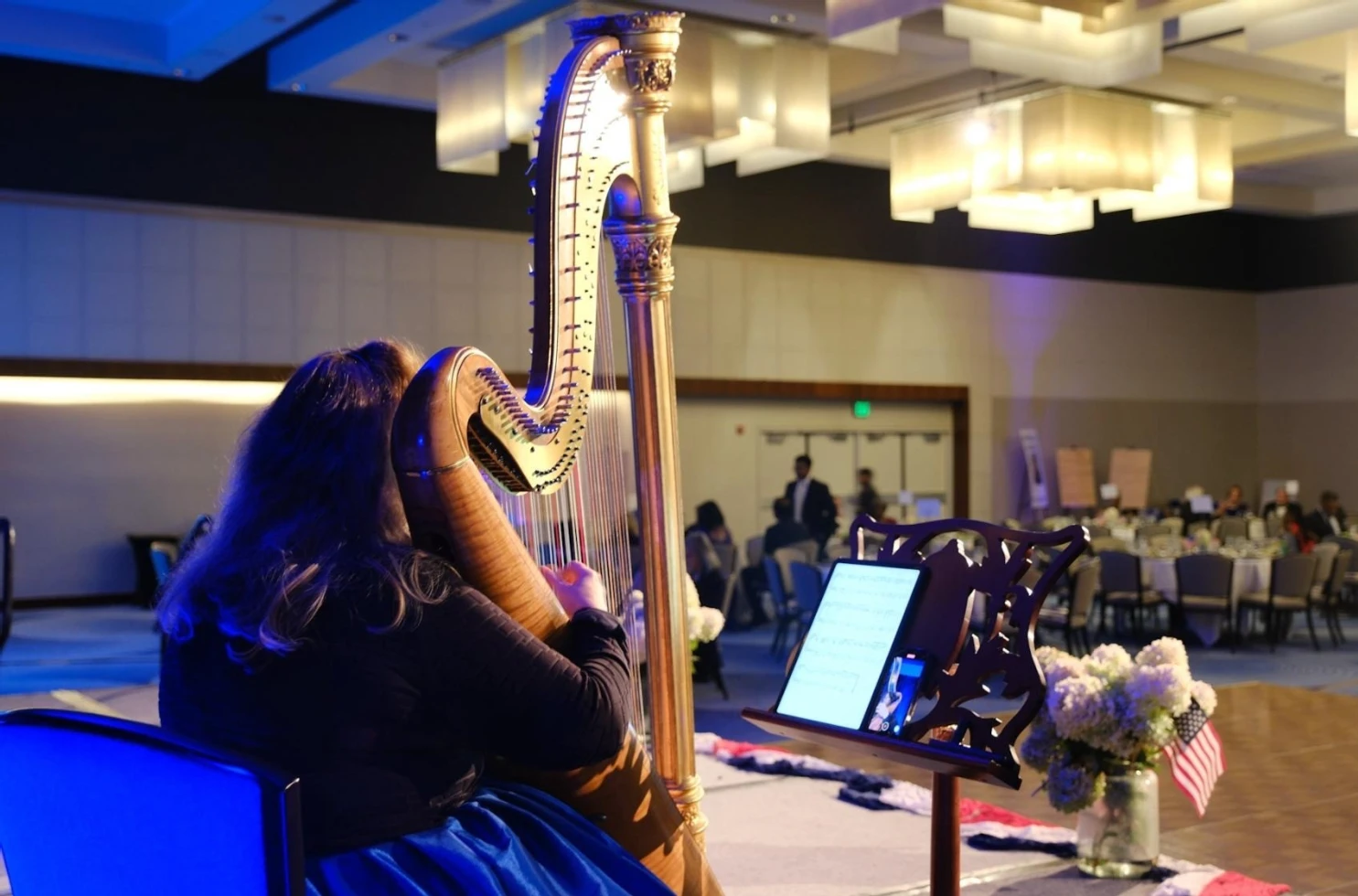 Atlanta Harpist Paula Fagerberg