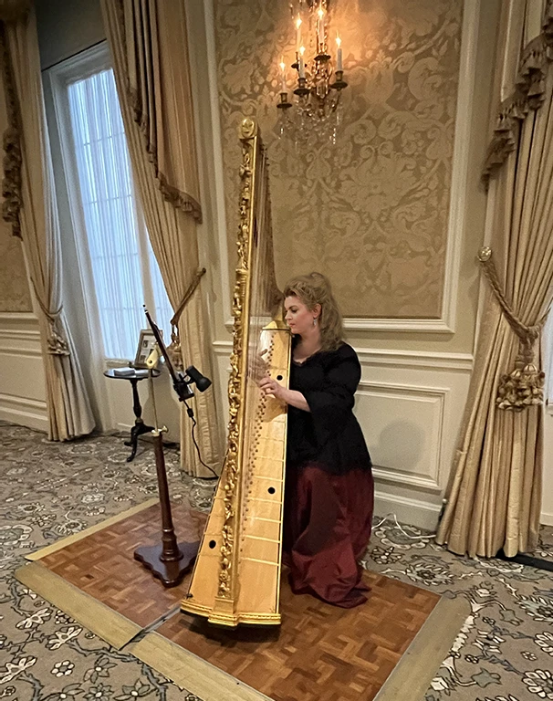 Atlanta Harpist Paula Fagerberg