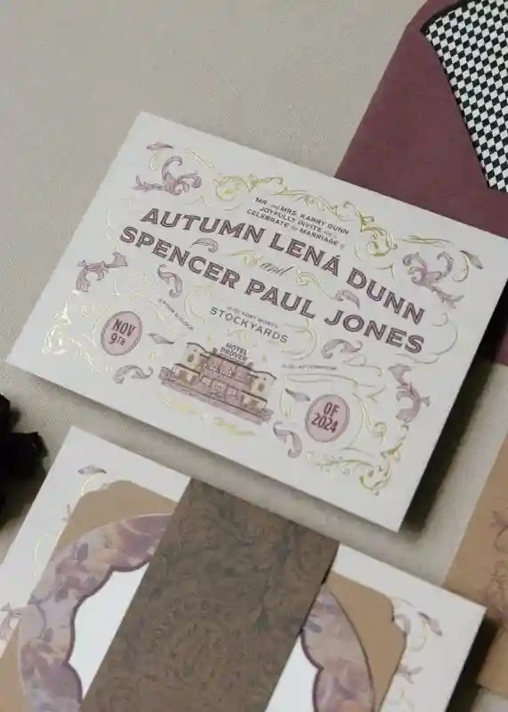 A Rustic Wedding for Autumn  and Spencer