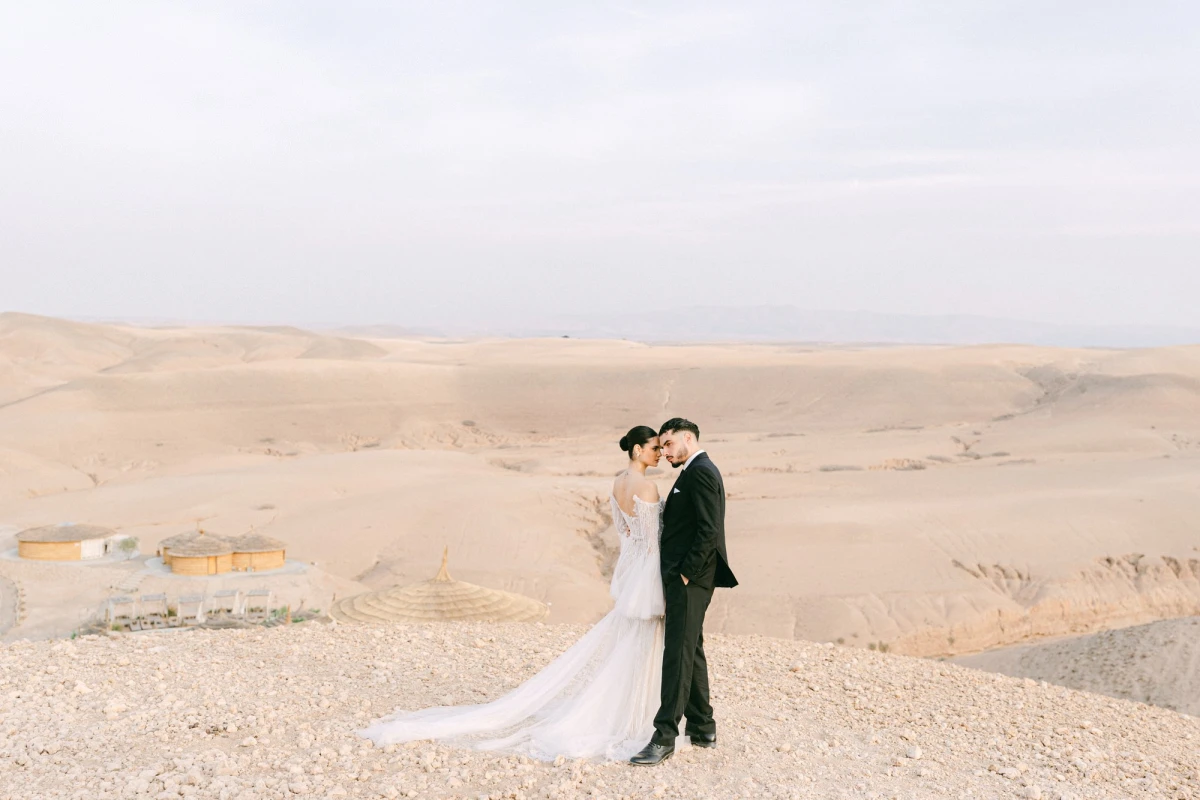 A Desert Wedding for Cadence and Henry