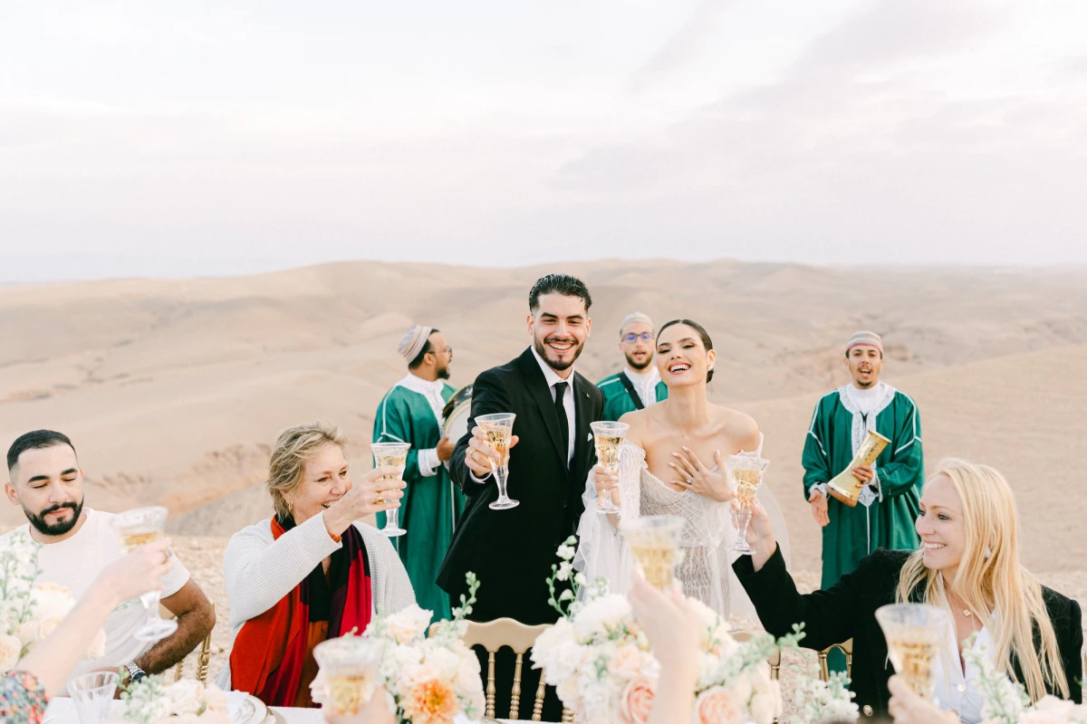 A Desert Wedding for Cadence and Henry