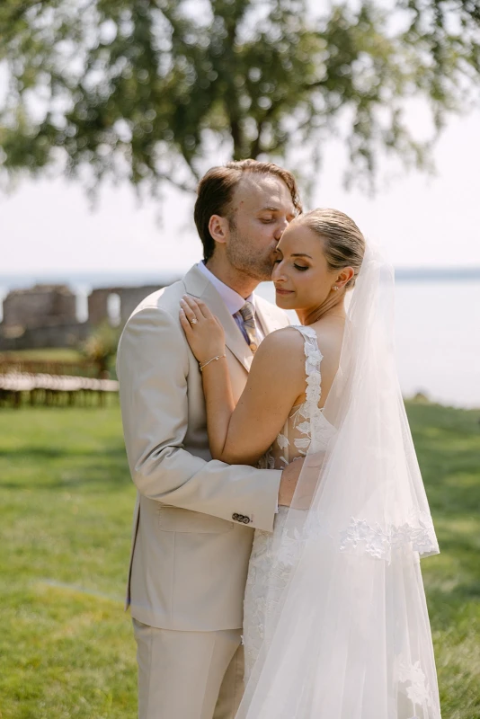 A Waterfront Wedding for Caroline  and Ben 