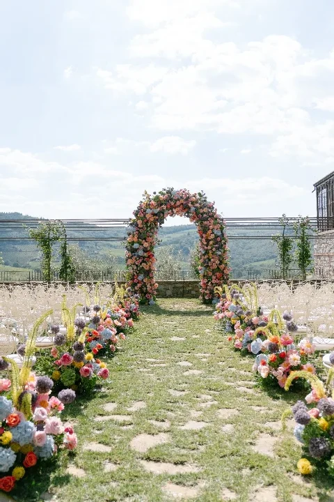A Colorful Wedding for Carolyn and Tony