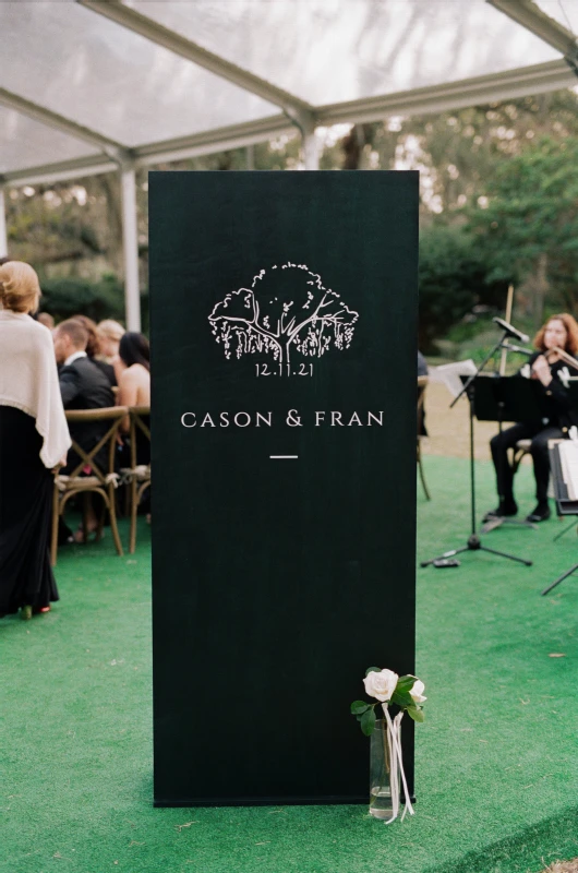 A Glam Wedding for Cason and Fran