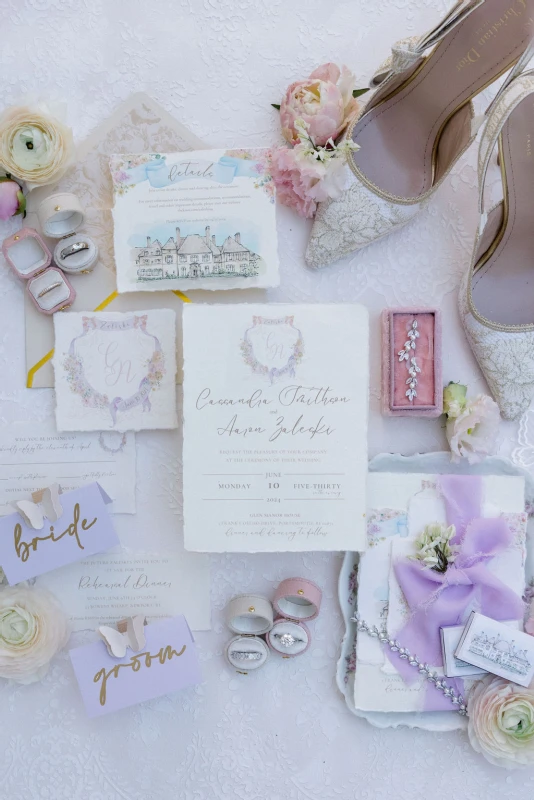 A Glam Wedding for Cassie and Aaron