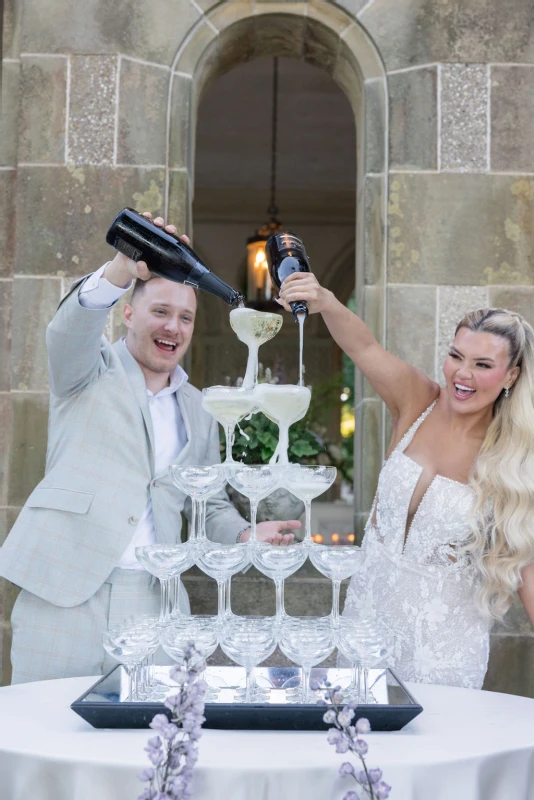 A Glam Wedding for Cassie and Aaron