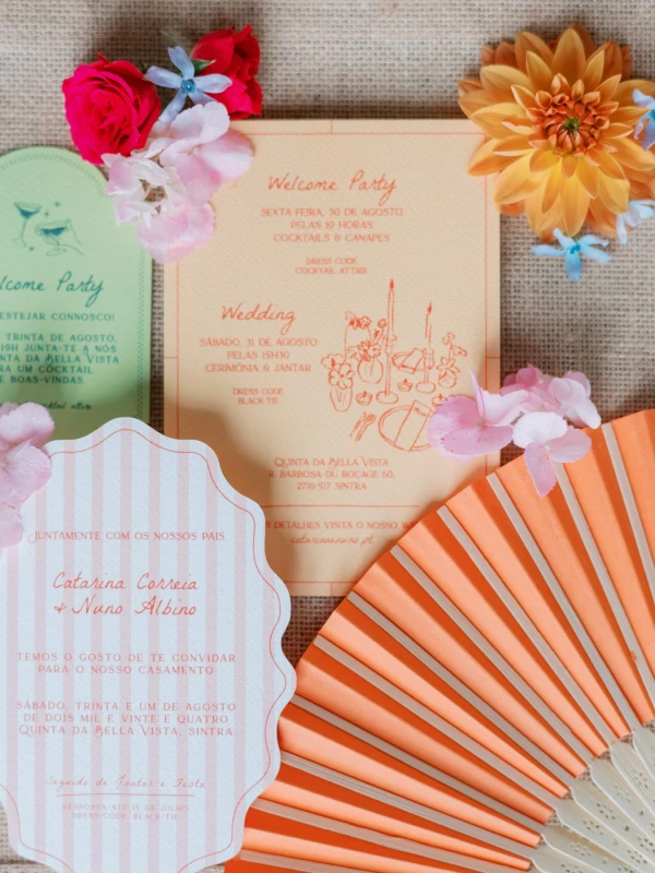 A Colorful Wedding for Catarina and Nuno