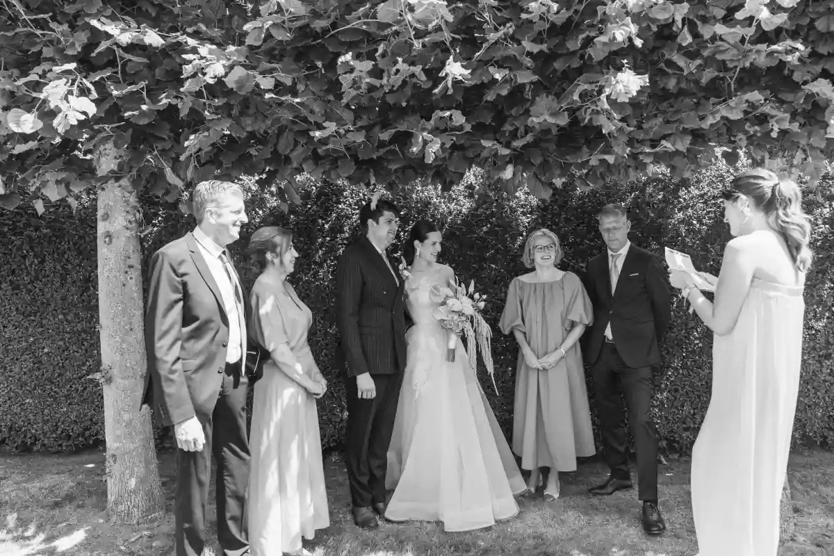 An Intimate Wedding for Célestine  and Machiel