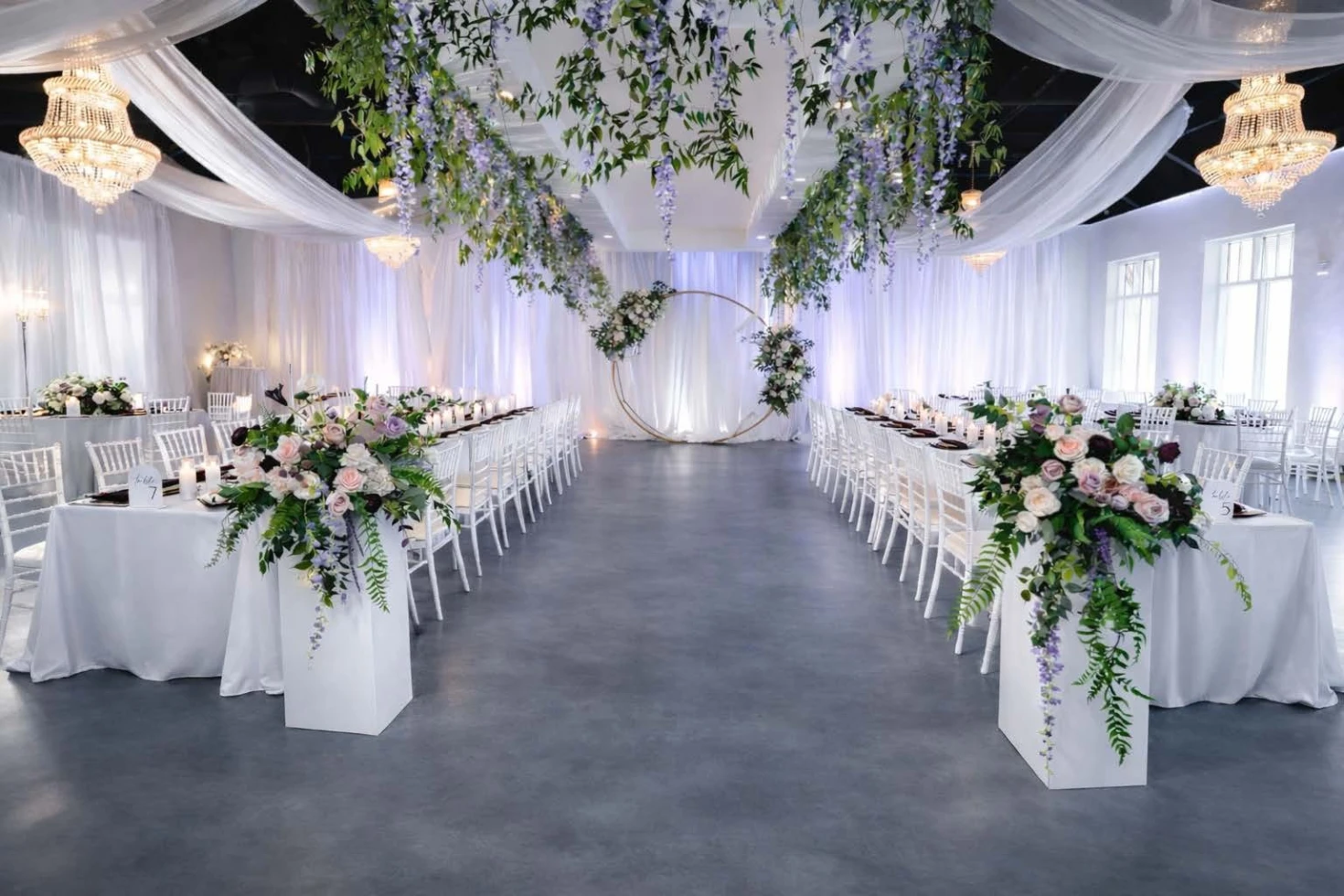 Chandelier Event Venue