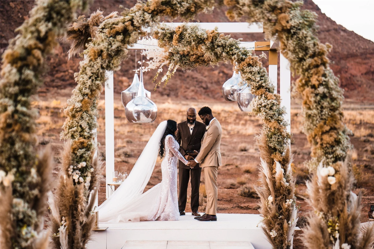 A Desert Wedding for Chasity and Francois