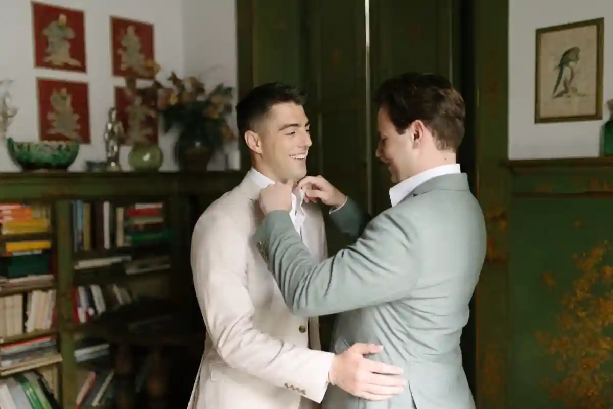A Villa Wedding for Chris  and Ben