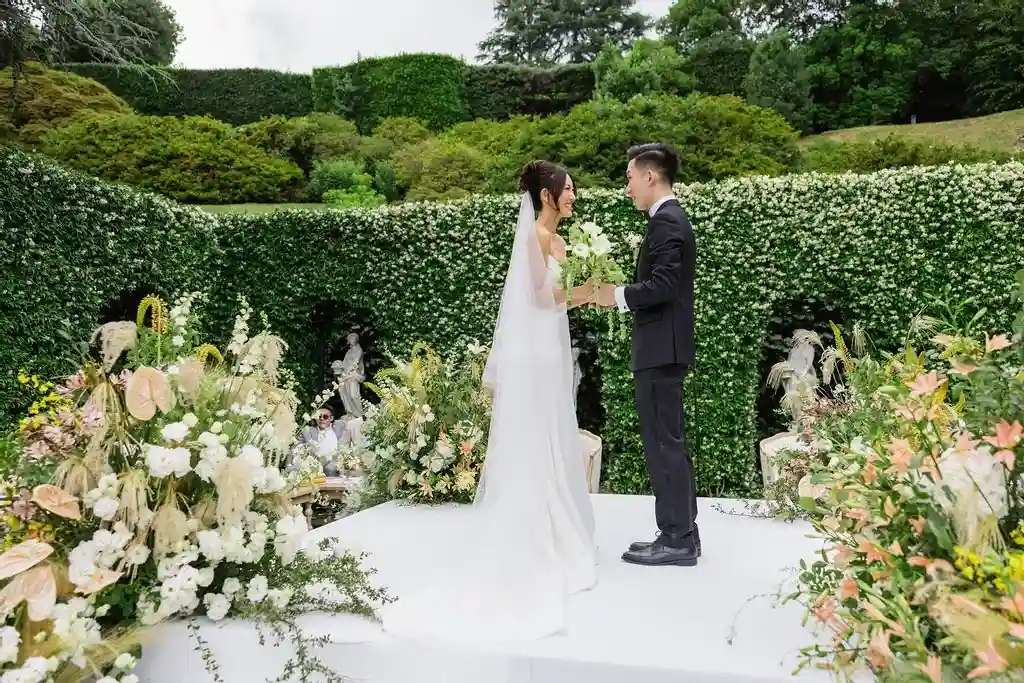 A Garden Wedding for Claire and Jason