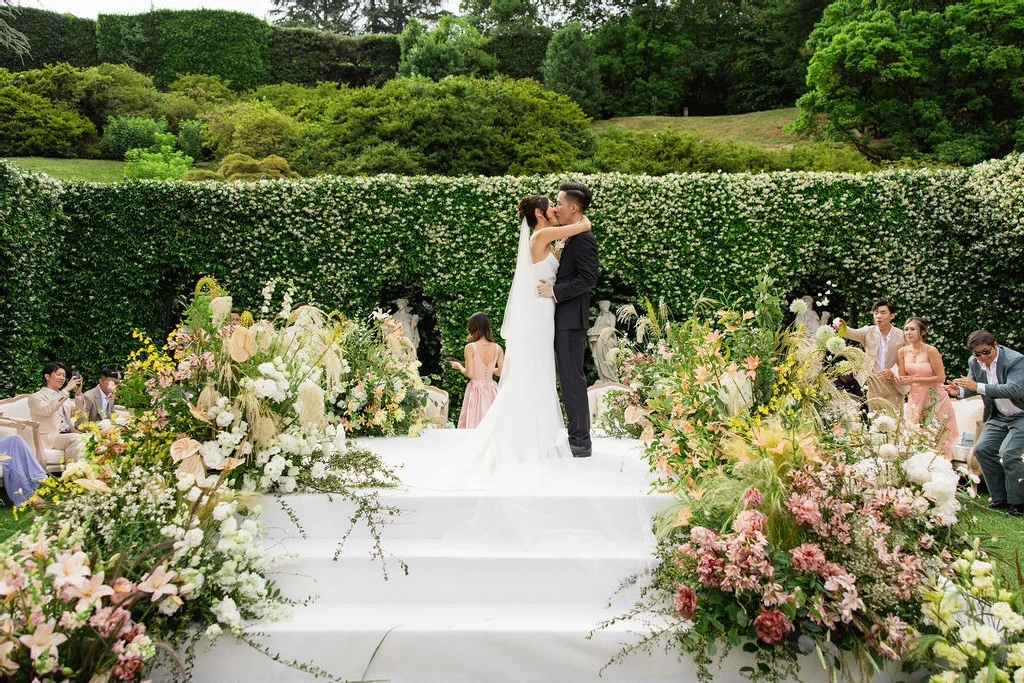 A Garden Wedding for Claire and Jason