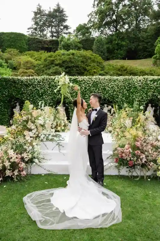 A Garden Wedding for Claire and Jason